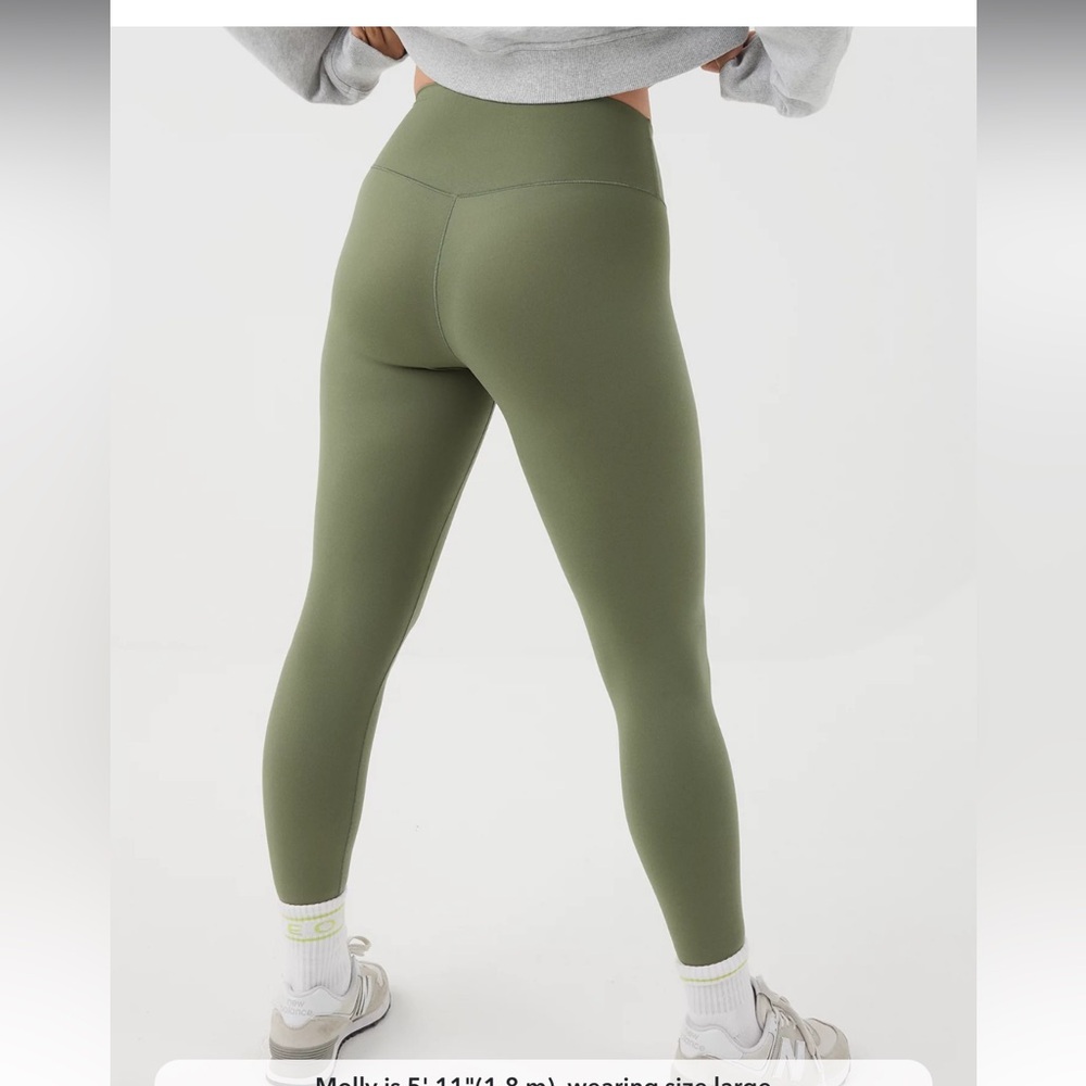 AERIE OFFLINE leggings size M green